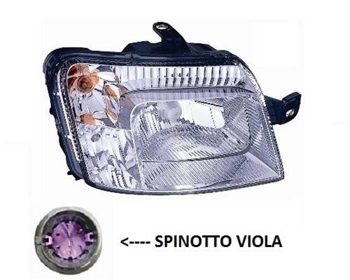 Right headlight fiat panda - fiat,