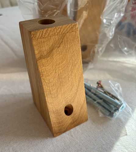 Set oak wooden wedge - oak,