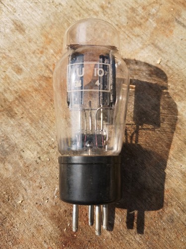 Antique radio valve - u, 10.