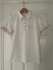 Animo Swarovski Baciron Floral Italy Show Competition equestrian ladies polo top