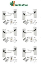 Polished chrome door handle