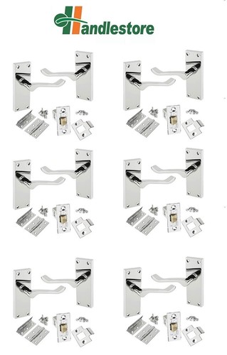 Polished chrome door handle