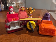 Set Of 4 Ronald Mcdonald Happy