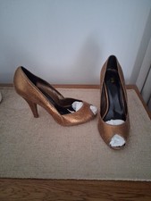 Kurt Geiger KG Metallic Peep