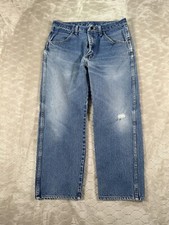 VTG 80s 90s Rustler 87619PW Regular Fit Straight Leg Jeans - Tag 33x30 Fit 31x25