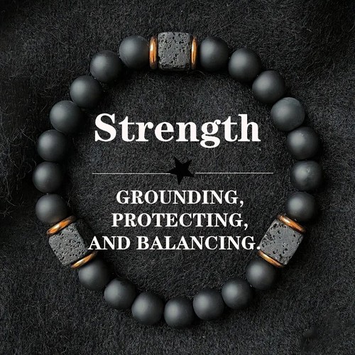 Men volcanic lava stone - men's,