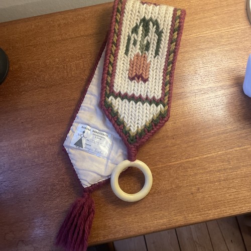 Vintage woven knitted wall - knitted,