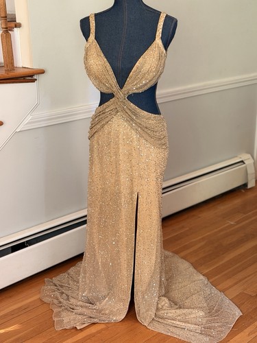 Sherri hill size champagne - size,