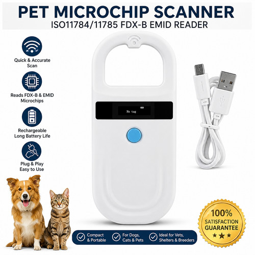Pet microchip scanner reader - pet,