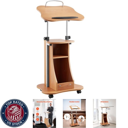 Podium stand inch wooden - 43-inch,