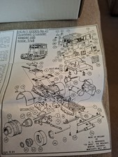A.G.Moorhouse No 27,  1/48 Scale Scammell Crusader Sleeper Cab Metal Kit