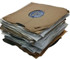 x55 LOT 7" c1900s-40s 78 RPM