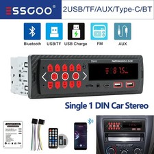 Single DIN AUX USB SD Car