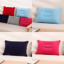 1PC Ultralight Inflatable Air Pillow Cushion Travel Hiking Double Sided Camping