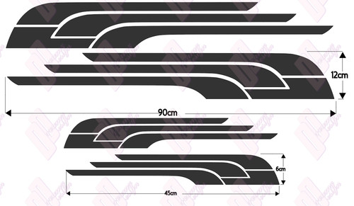 Motorhome vinyl graphics - x,