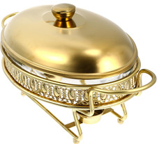 Gold 1.5L Round Chafing Dish