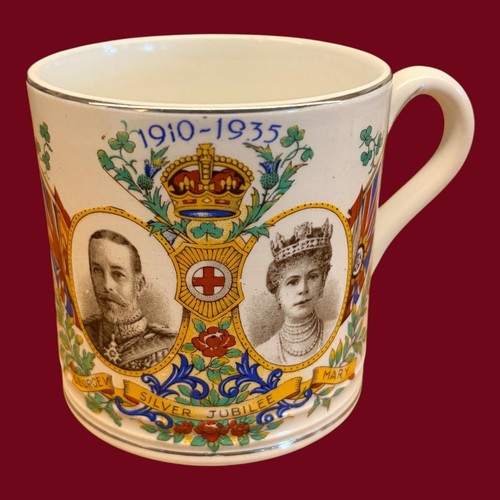 Silver jubilee mug 1935 - mug,, king