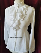 LEAD REIN/ EVENING PERFORMANCE BLOUSE - CREAM- VARIOUS SIZES