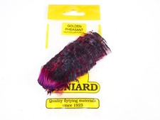 VENIARD - GOLDEN PHEASANT - HALF COLLAR (PURPLE) FLY TYING MATERIAL