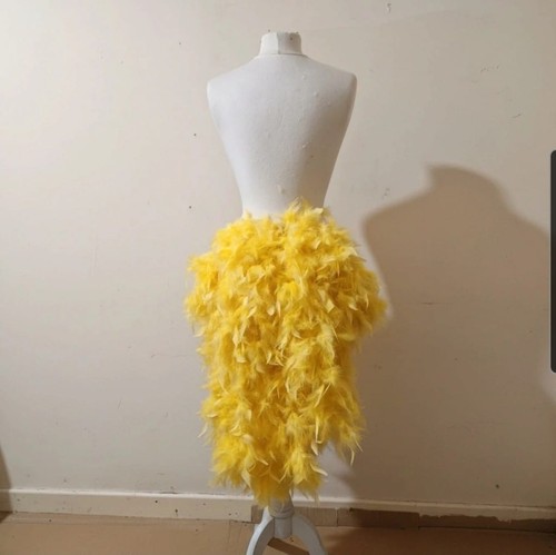 Burlesque feather bustle