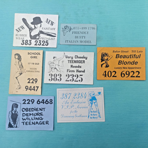 Advertising cards london phone - london,
