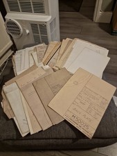 *UNIQUE, ONE OF A KIND* Job Lot Of Jones Cranes Parts Blue Prints. Set Of 40.