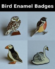 Bird Enamel Pin Badge Brooch -