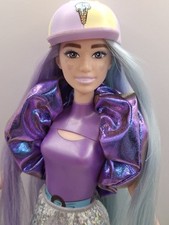 🔥Barbie Pop Reveal Bubble Tea Series Doll  (HTJ19) with roller skates