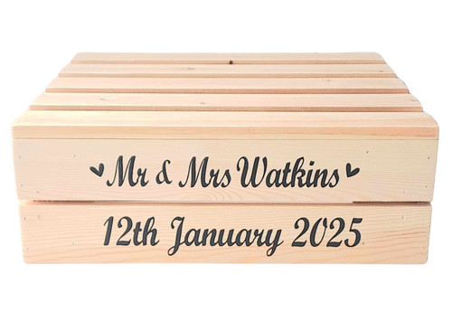 Personalised wooden wedding - personalised,