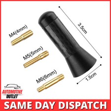 STUBBY SHORT 35mm CAR AERIAL FOR BMW MINI COOPER S ONE R53 R50 JCW CLUBMAN COUNT