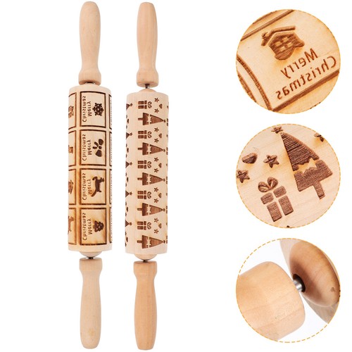 Pcs wood rolling pin - 2,