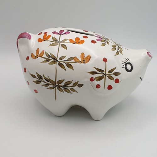 Arthur wood handpainted piggy - arthur,