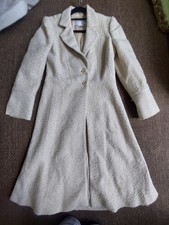 Ladies Zara wool blend trench coat, 12 uk, top cond