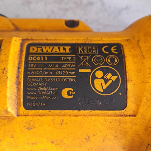 Dewalt dc411 18v 125mm - dc411,