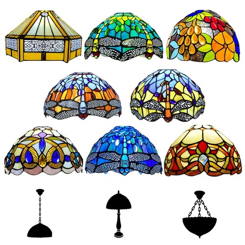 Tiffany inch stained glass - tiffany,
