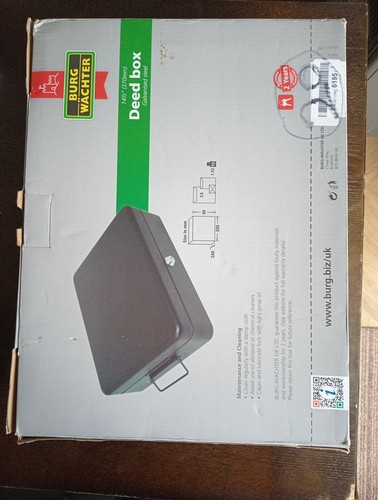 Burgh wachter deed - burgh, box