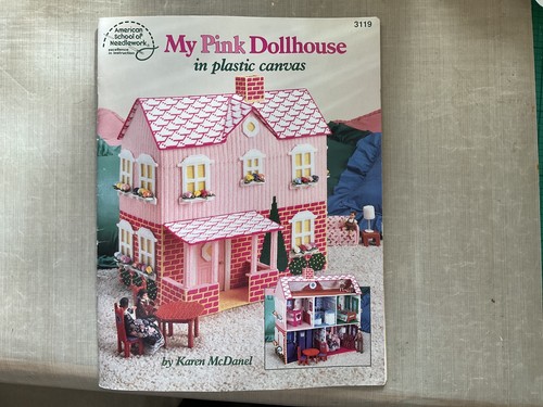 Vintage 1993 pink dollhouse - vintage,