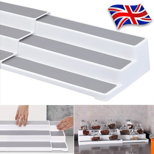 Extendable shelf tier - 3, step