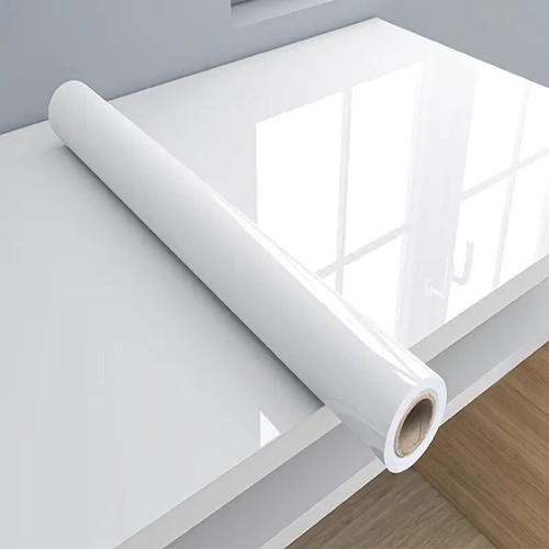 White gloss vinyl wrap - white,