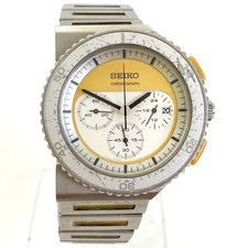 Vintage SEIKO Giugiaro Watch 7T12-0AZ0 Bishop Aliens diver SCED025 mens 7A28