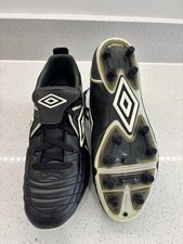 Umbro Speciali HG, Black / Racing Green, Football Boots, UK7, BNIB