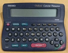 Seiko concise oxford thesaurus electronic dictionary Fully Working,Games-Spell
