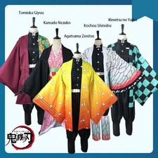 Halloween Demon Slayer Kimetsu no Yaiba Anime Costume Outfit Wigs Cosplay Party