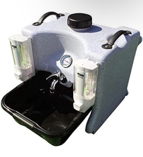 Hand wash unit outdoor sink - hand,