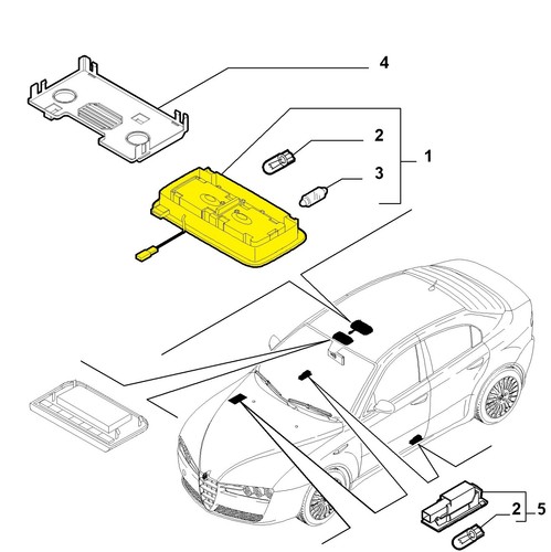 Original oem 156071765 ceiling - 156071765,