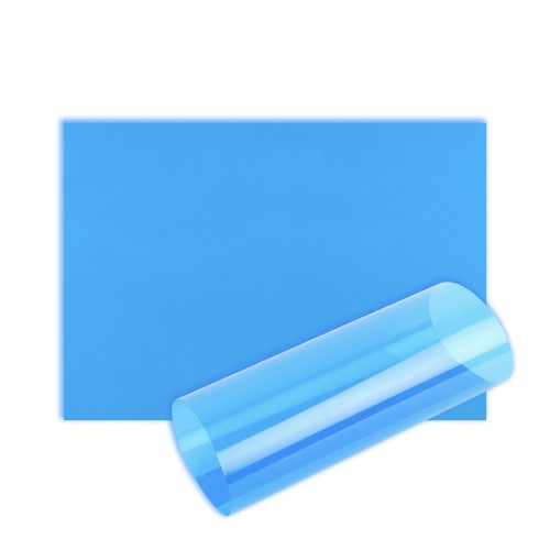 Blue acetate film sheets - blue,