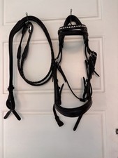Shires Velociti Black Bridle Pony