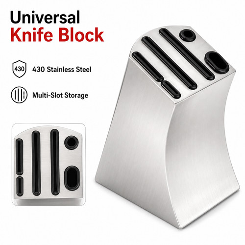 Universal knife block holder - knife,