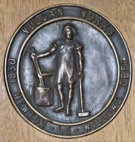 Vulcan works 1830 1980 plaque - works, 1830-1980
