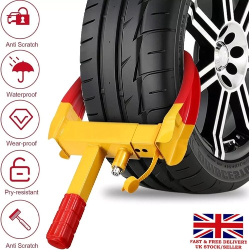 Caravan wheel clamp lock - wheel,